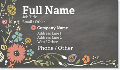 business card template