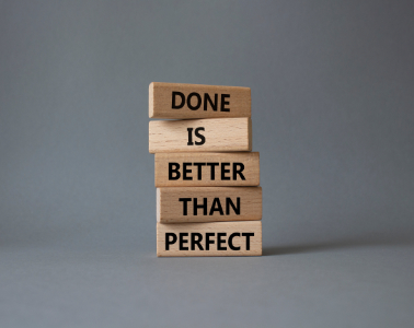 Progress Beats Perfection